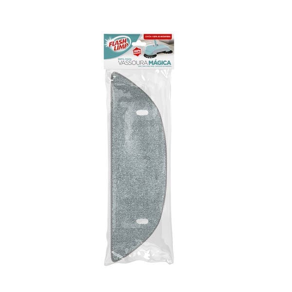Refil Mop Vassoura Mágica Azul Flash Limp