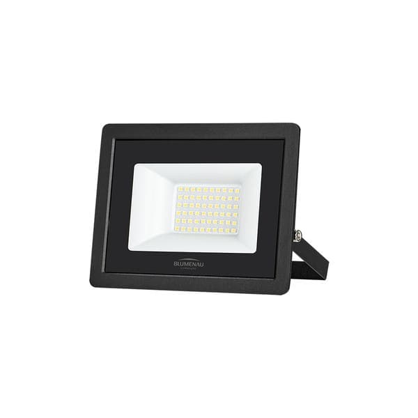 Refletor Blumenau Led Tech Pro 50w Preto Bivolt 6500k Luz Branca