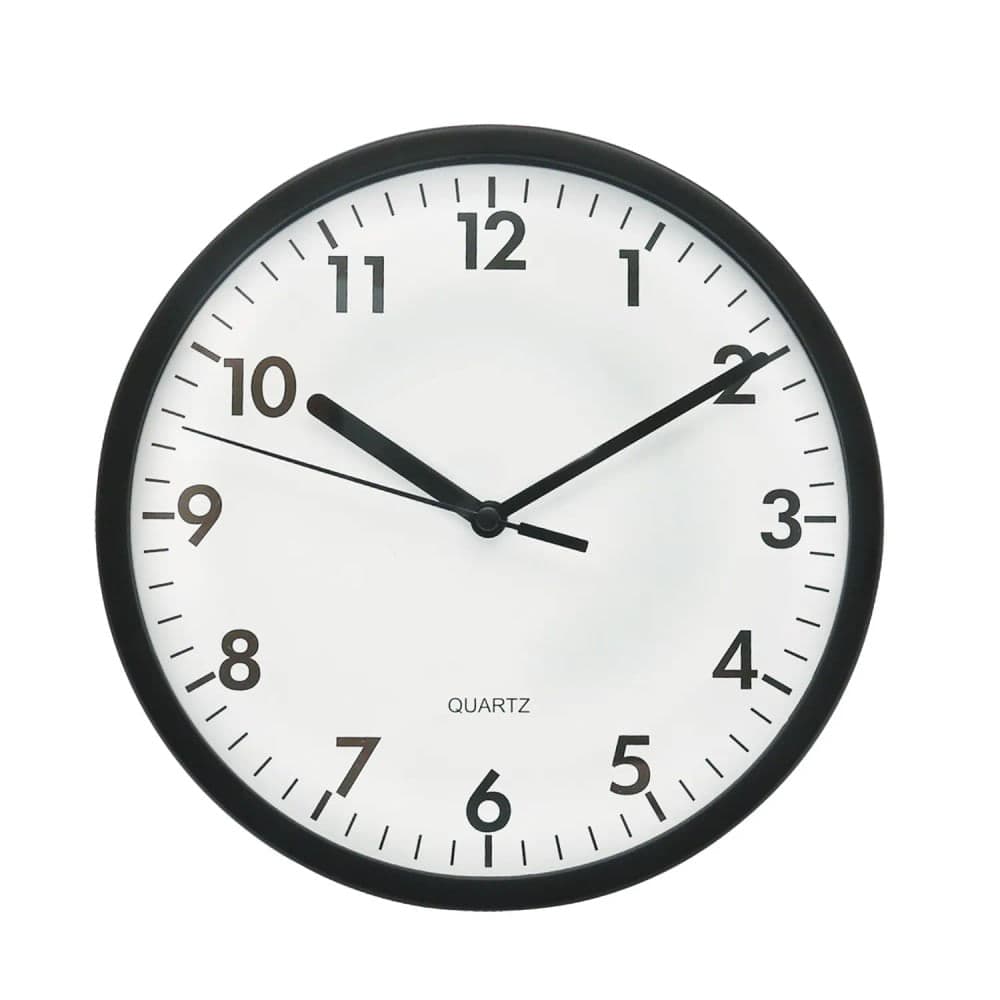 Relógio de Parede Analógico 20cm Preto - Tuut