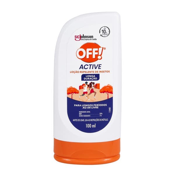 Repelente Uso Pessoal Loção Off Active 100mL SC Johnson