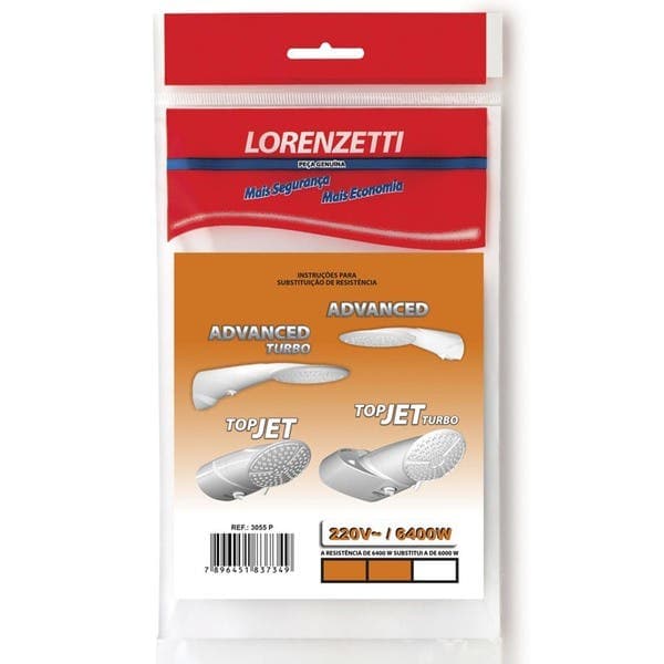 Resistência para Chuveiro 220V 6400W Advanced Lorenzetti