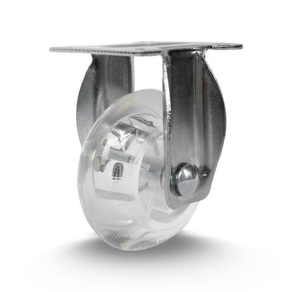 Rodízio de Silicone sem Freio Cristal 50mm até 40kg Colson