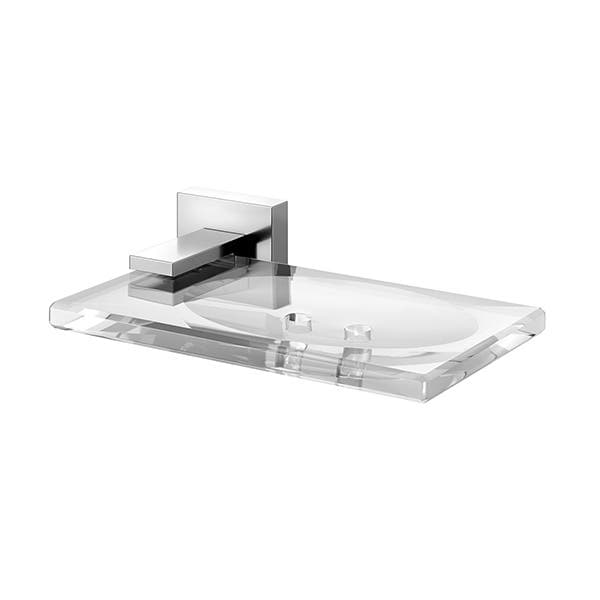 Saboneteira Parede Retangular Cromado Square Chroma Docol