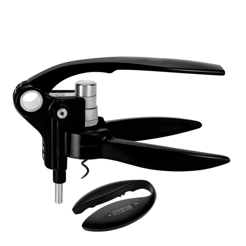 Saca Rolhas Lm250 com Corta Lacre Le Creuset Preto 2PÇS
