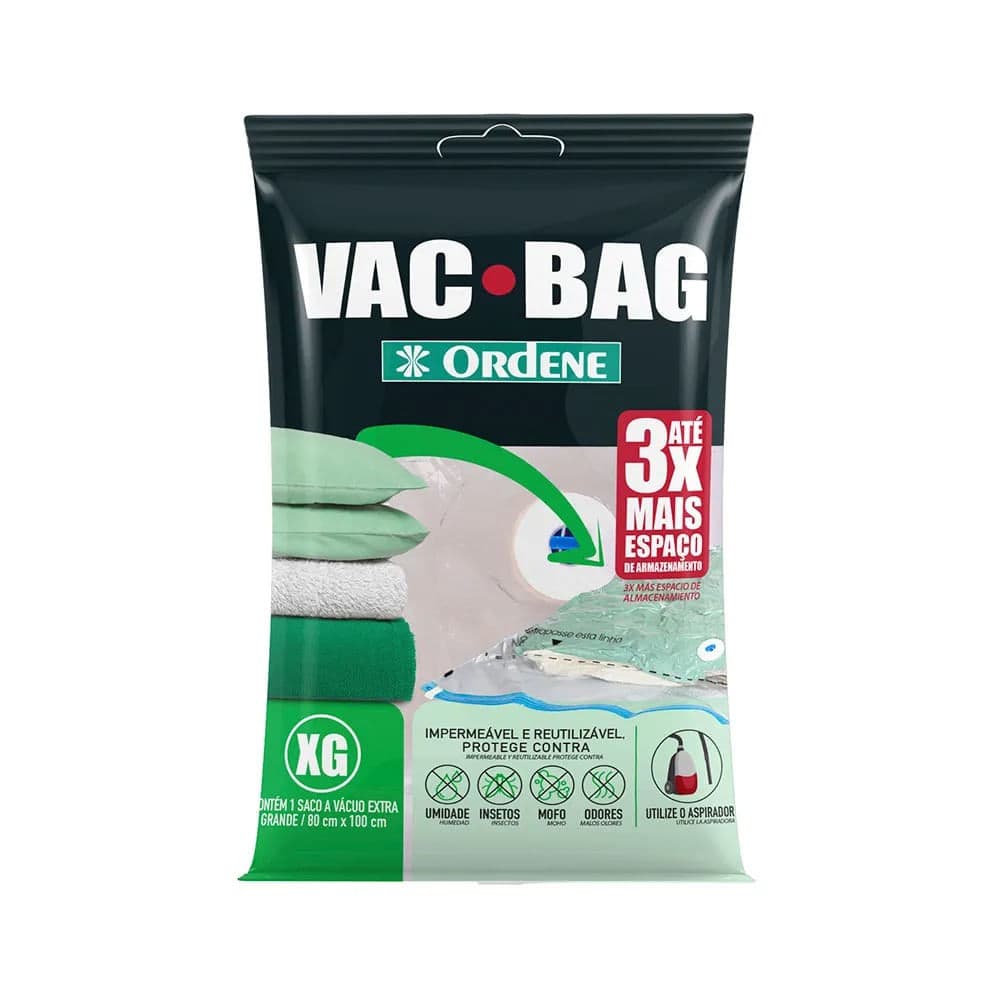 Saco a Vácuo Vac Bag Extra Grande 80x100cm - Ordene