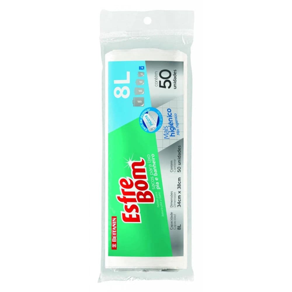 Saco de Lixo Esfrebom 8l - Bettanin