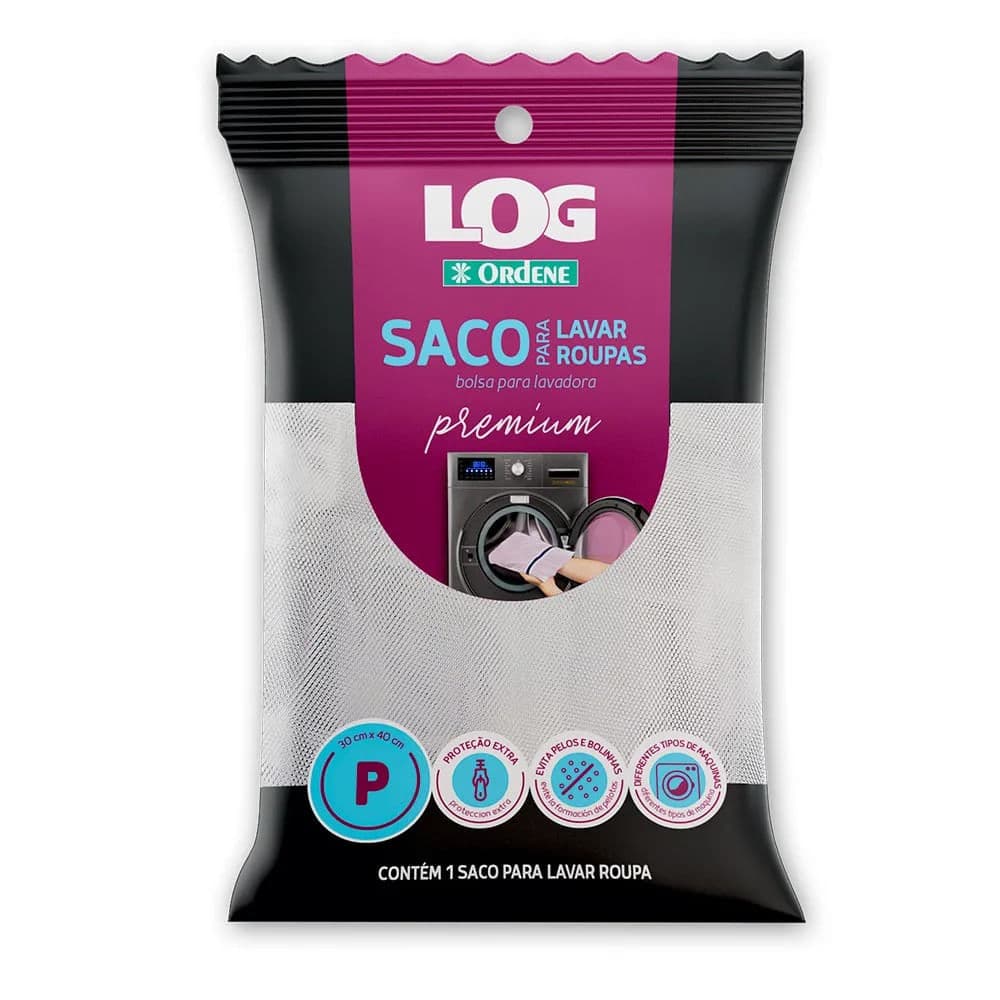 Saco para Lavar Roupas Premium 30x40cm - Ordene