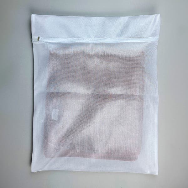Saco Protetor para Lavar Roupas Delicadas P Premium Branco
