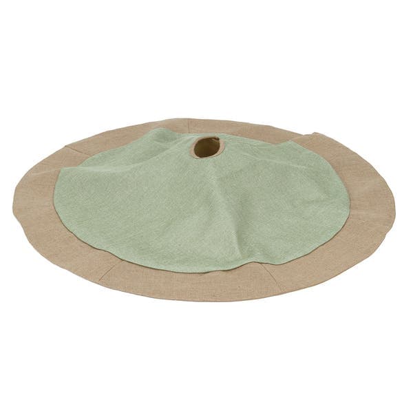 Saia Árvore de Natal Tecido Verde Cromus 120cm