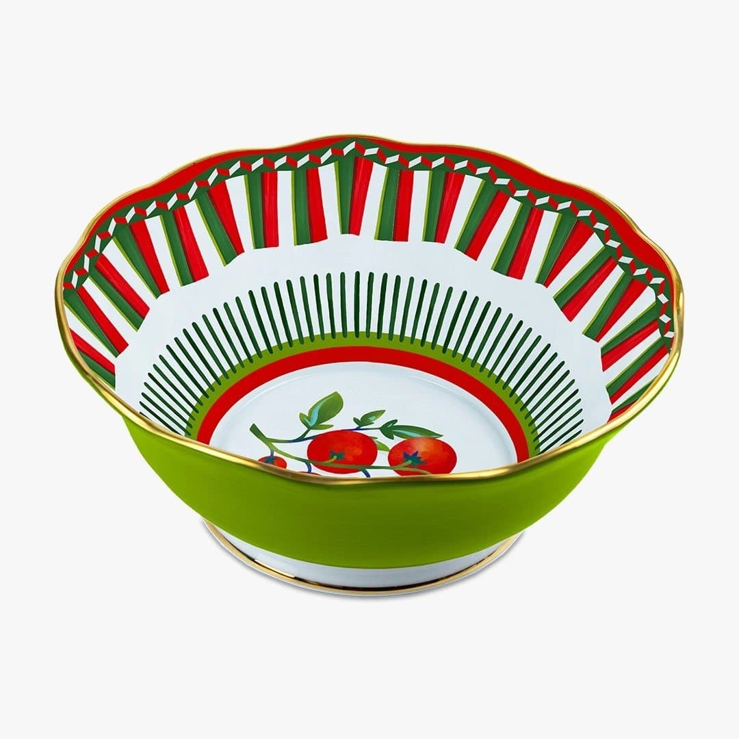 Saladeira em Porcelana Dolce Vita Baci Milano