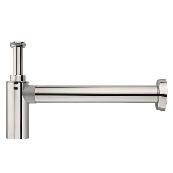 Sifão com Copo para Banheiro Metal Rígido Cromado 1"x1/2" Top Docol
