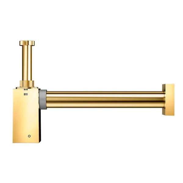 Sifão para Banheiro Rígido 7/8"x1.1/2" 36,3cm Ouro Polido Docol
