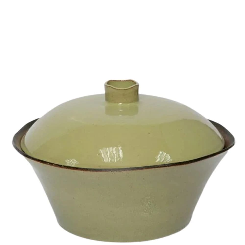 Sopeira de Cerâmica Verde Oliva 3l