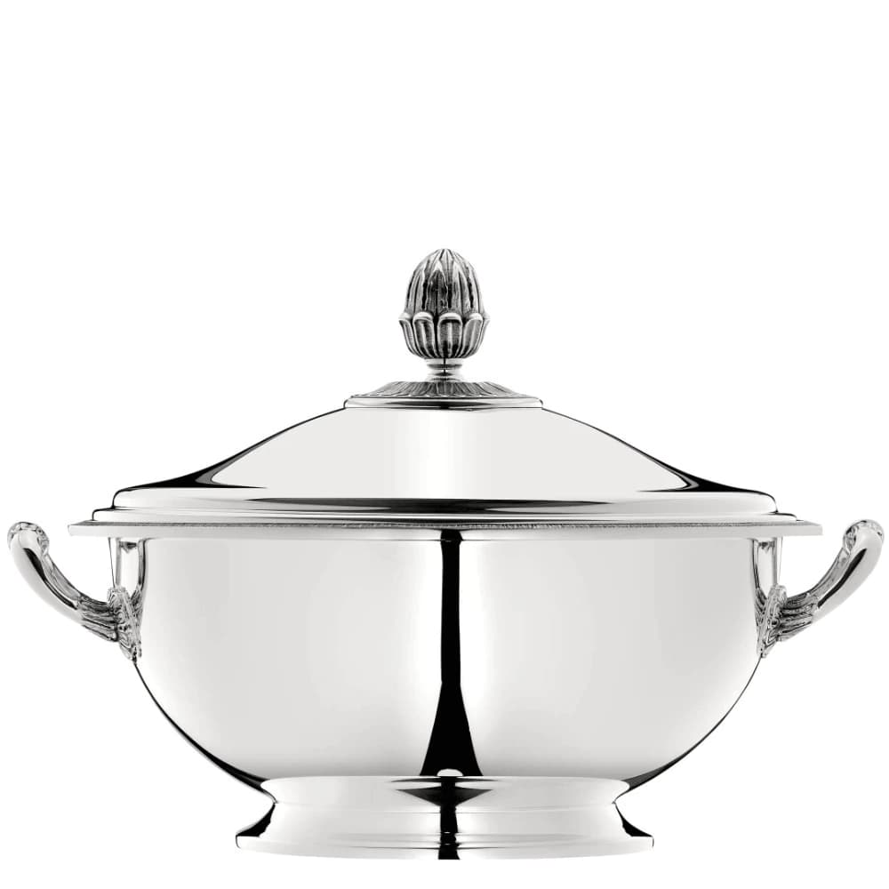 Sopeira de Prata com Tampa Christofle Malmaison 2l