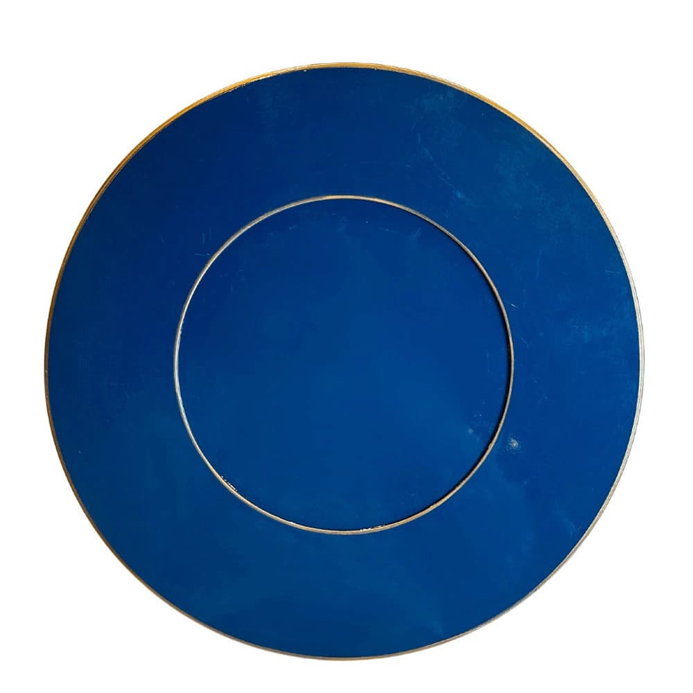 Sousplat de Laca Azul Martha 32CM