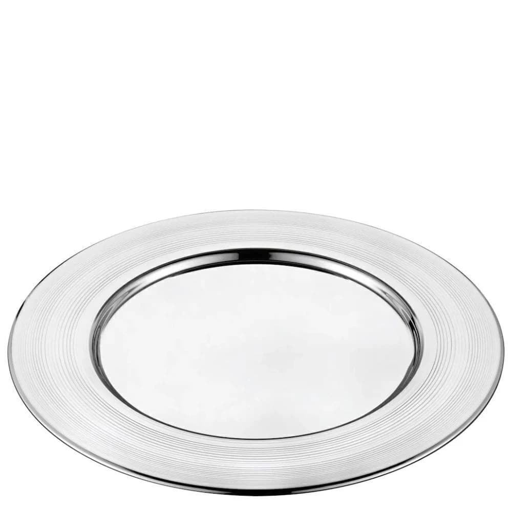 Sousplat de Prata St. James Spin 32cm