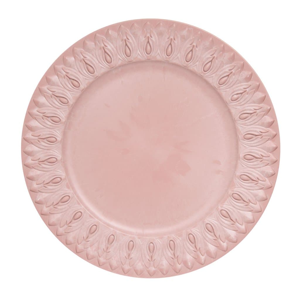 Sousplat Greco Jonico Copa E Cia Rosa Chá