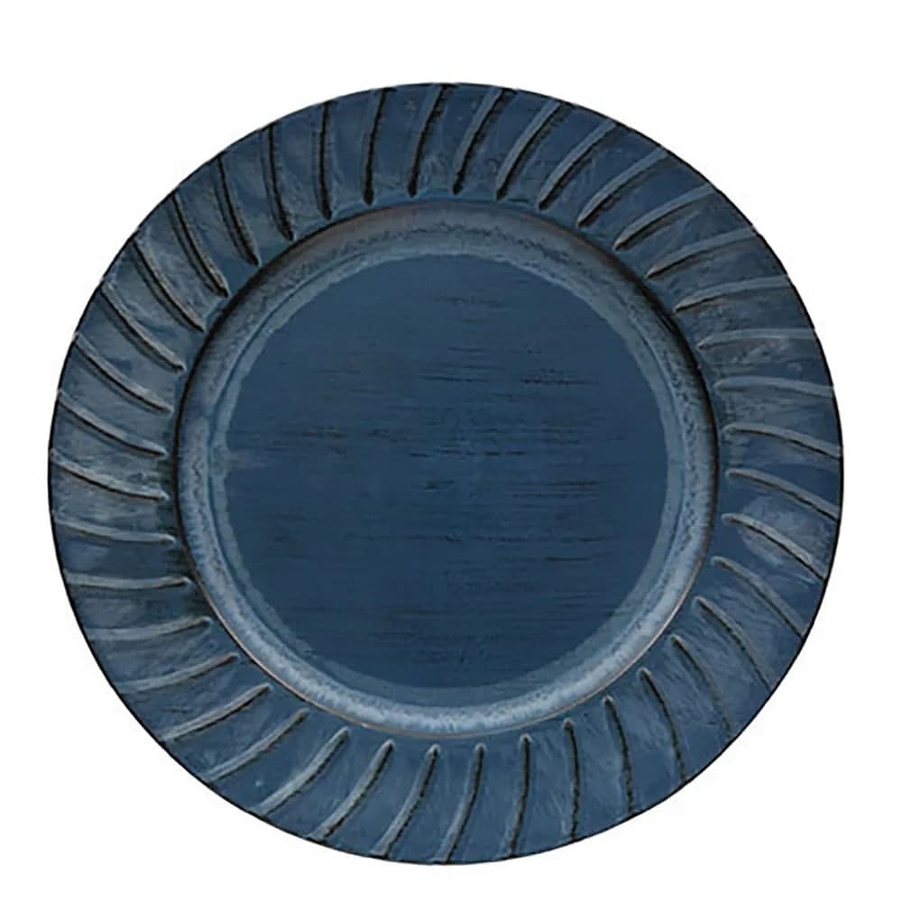 Sousplat Grego Dorico 33cm Navy - Copa&cia
