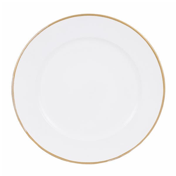 Sousplat para Mesa Plástico Branco 2x33x33cm Cromus