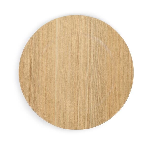 Sousplat para Mesa Plástico Branco, Bege e Cinza 12x10cm Cromus