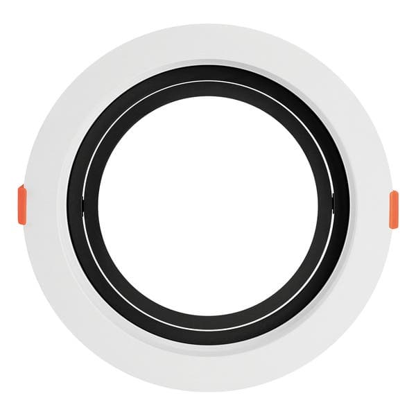 Spot de Embutir Redondo AR111 Branco e Preto Black & Decker