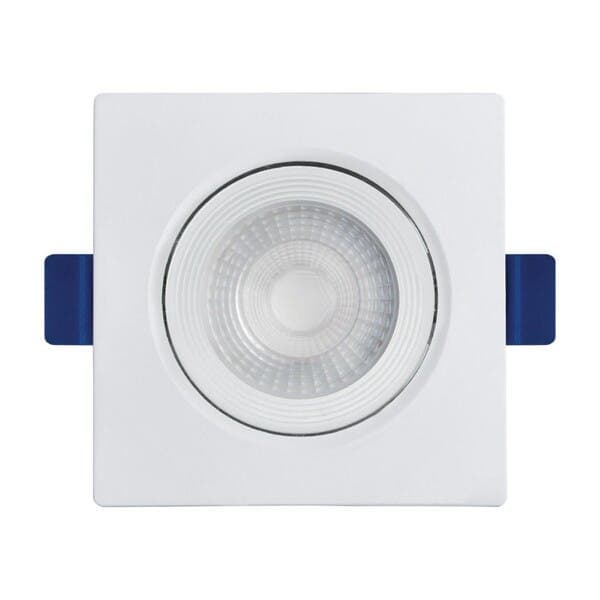 Spot Embutir Led Quadrado 5W Luz Neutra Black & Decker Eco Branco