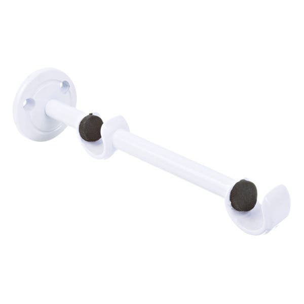Suporte de Parede Duplo Haste Branco 19mm/19mm