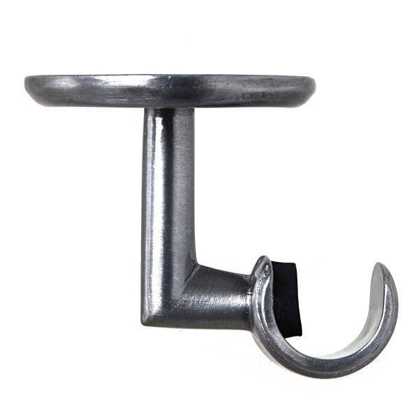 Suporte de Teto Simples Aço Escovado 19mm