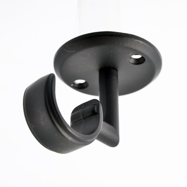 Suporte de Teto Simples Preto 28mm