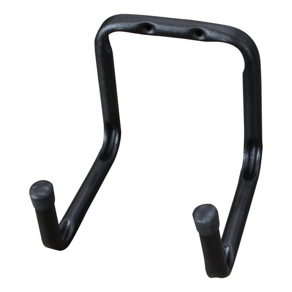 Suporte Multiuso Pendure Duplo de Parede Aço Preto Maxeb