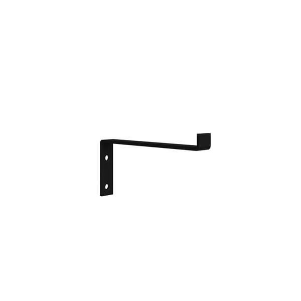 Suporte para Prateleira Cantoneira 11,2x2,5x21,4cm Preto Brasforma
