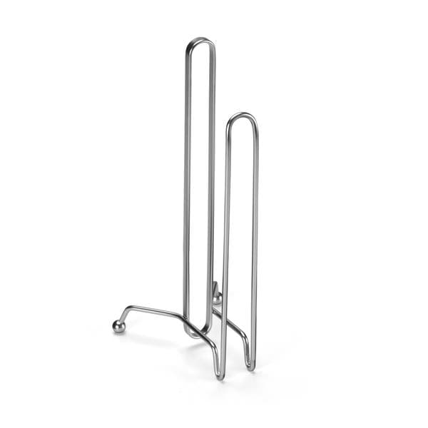 Suporte para Rolo de Papel Toalha de Metal Cromo Fosco Arthi