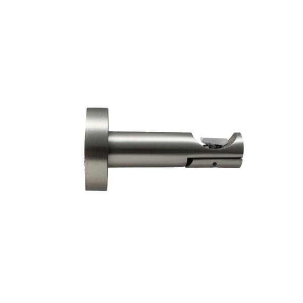 Suporte para Trilho de Cortina Burny 9cm Níquel Acetinado Inspire
