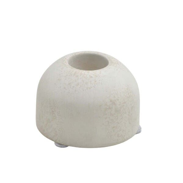 Suporte para Vela Decorativo Off White 1 Peça 6cm