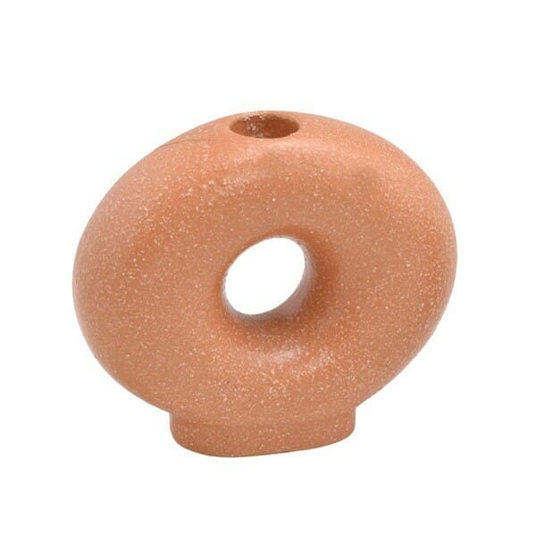 Suporte para Vela Decorativo Terracota 1 Peça 13cm