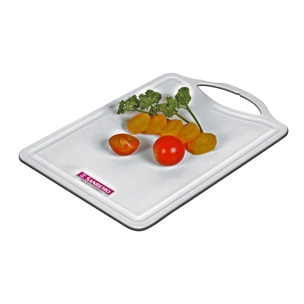 Tábua de Carne 36cm Retangular Branca - Sanremo