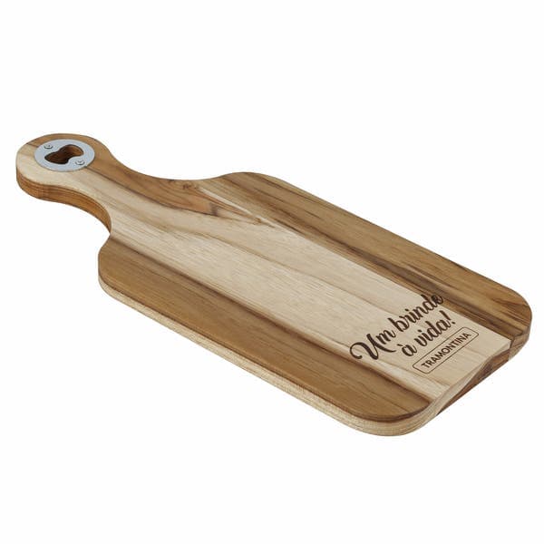 Tábua para churrasco com Abridor 35x15x1,7cm Tramontina