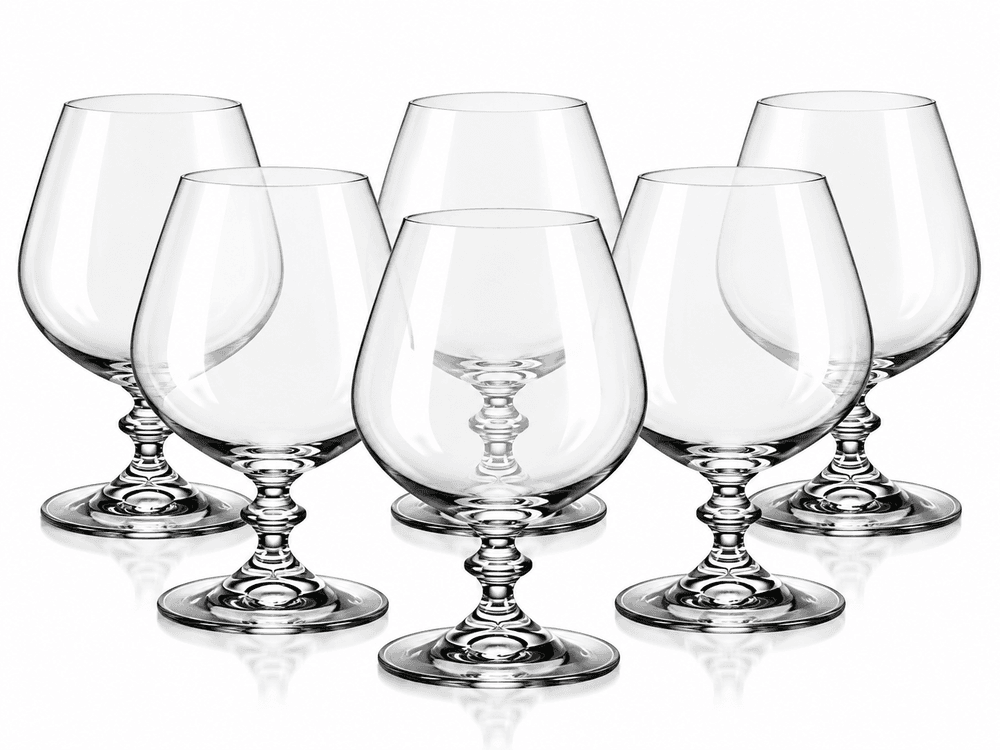 Taça Conhaque Angela em Cristal 400ml 06 Peças - Bohemia