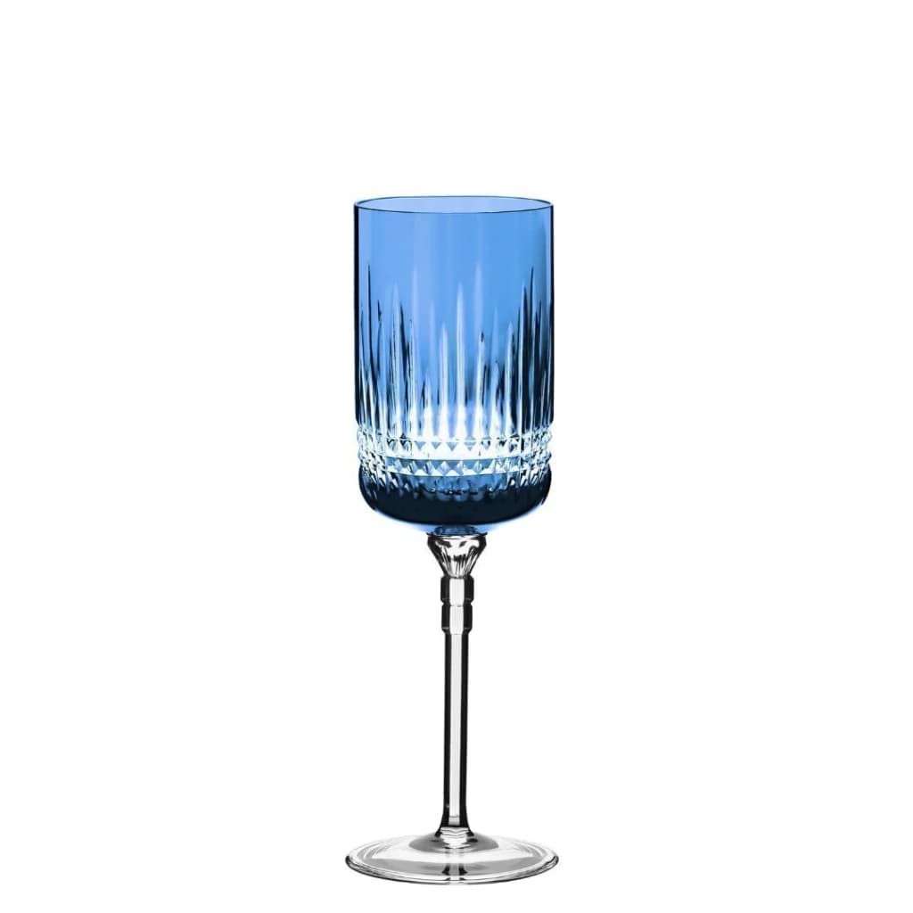Taça de Cristal para Água Strauss Harmonia Azul Claro 400ml