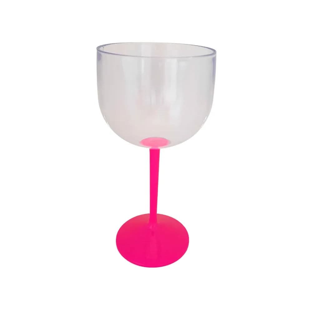 Taça de Gin 550mL Base Rosa - M&ca Plásticos