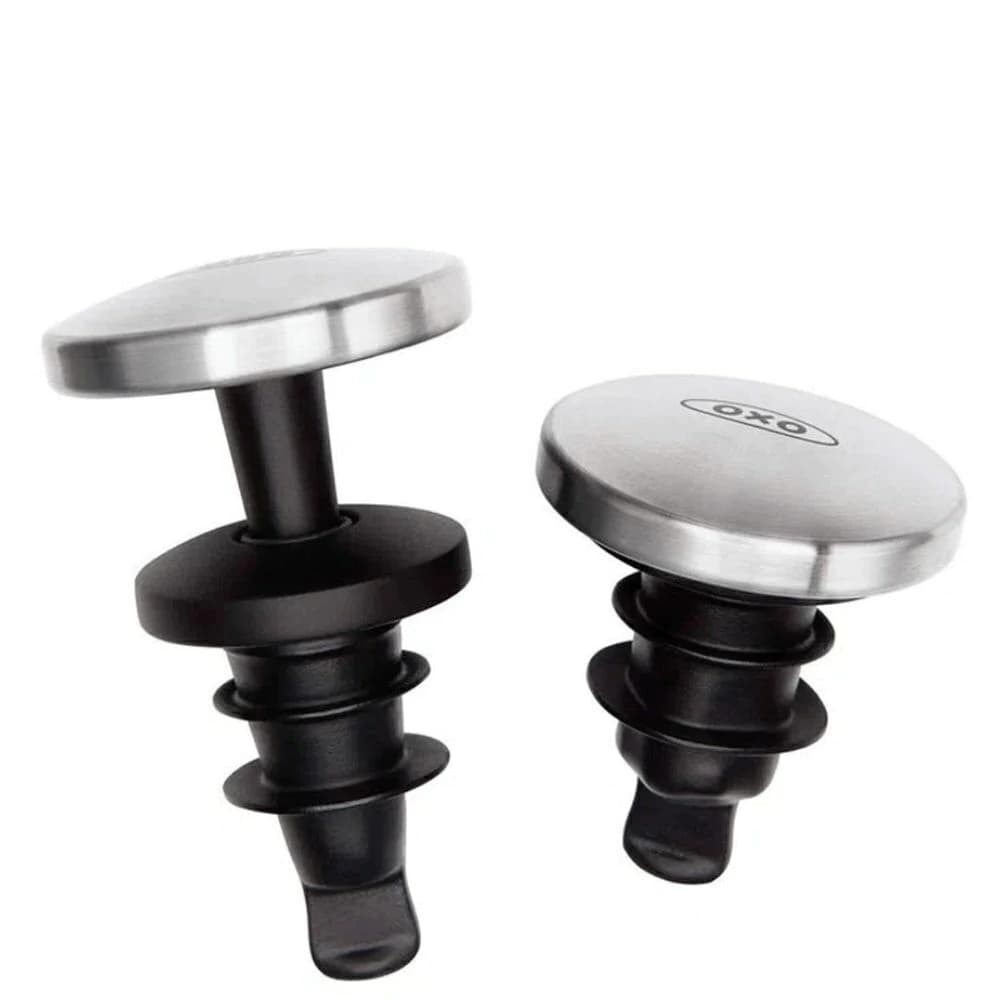 Tampa a Vácuo de Aço Inox e Silicone Oxo 11cm 2pçs