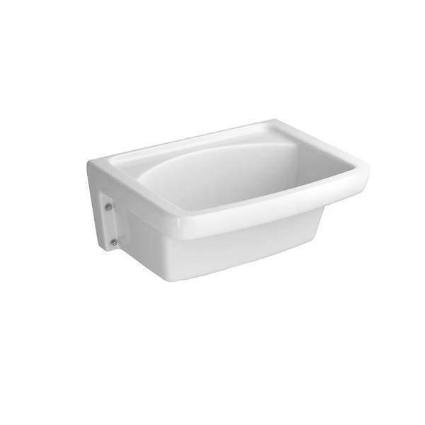 Tanque 22L 27,5x50x38cm Branco Esmaltado Louça Brilhante Deca