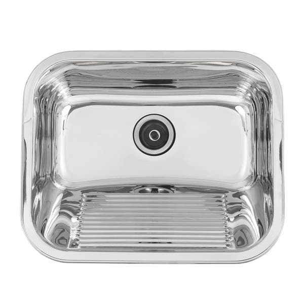 Tanque Monobloco 32L 55x45x23cm Aço Inox Brilhante 304 Docol