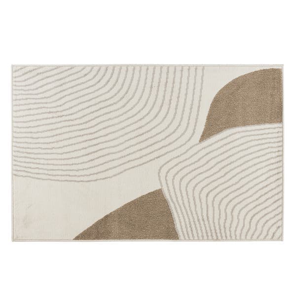 Tapete Abstrato Retangular 1.00X1.50m Pampulha Terracota
