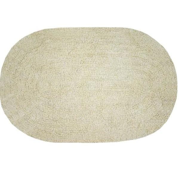 Tapete de Banheiro 40x60 Bege Tecido Funky