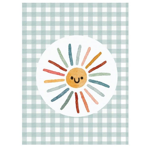 Tapete Infantil Vichy Sol 120x170 The Mini Forest