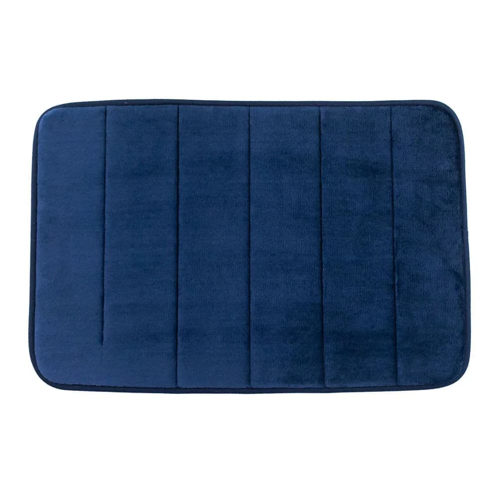 Tapete para Banheiro Foam 40x60cm Azul Marinho - Comoditá