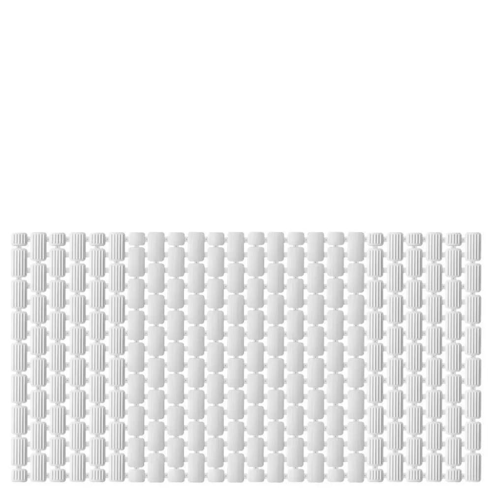 Tapete para Box Antiderrapante Branco 40x73cm