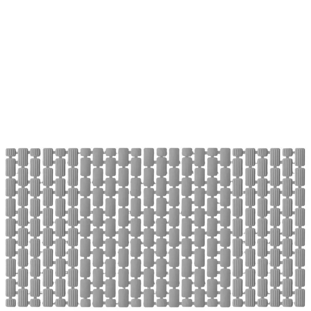 Tapete para Box Antiderrapante Cinza 40x73cm