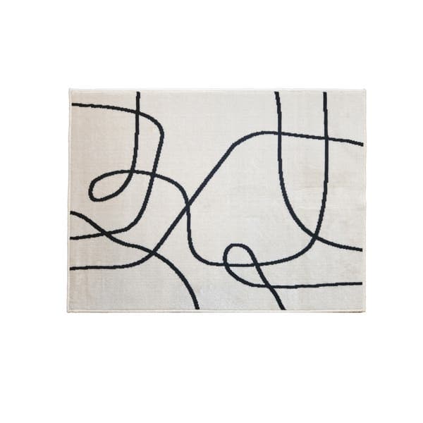Tapete Renaissance Polipropileno Bege Internas 100x150cm